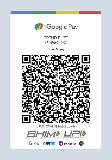 Trend Buzz Google Pay QR Code